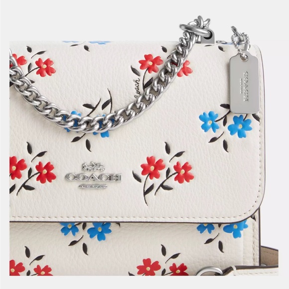 NWT Coach Mini Klare Xbody Leather Bag W/Floral Print Below $378 Retail RETIRED - Picture 6 of 8